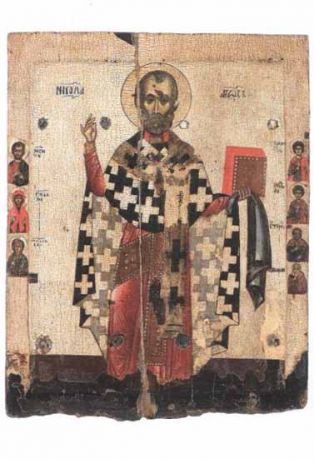 Великий Святитель. Икона XIV века из собрания семьи Татинцян