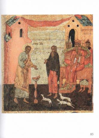 Икона "Изведение апостола Петра из темницы" из уникального иконостаса новгородской церкви Петра и Павла в Кожевниках