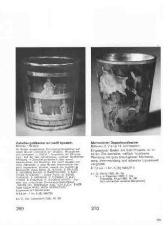 Glaser: Antike, Mittelalter, neuere Zeit : Museum der Stadt Regensburg, Katalog d. Glassammlung, Sammlung Brauser