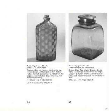 Glaser: Antike, Mittelalter, neuere Zeit : Museum der Stadt Regensburg, Katalog d. Glassammlung, Sammlung Brauser